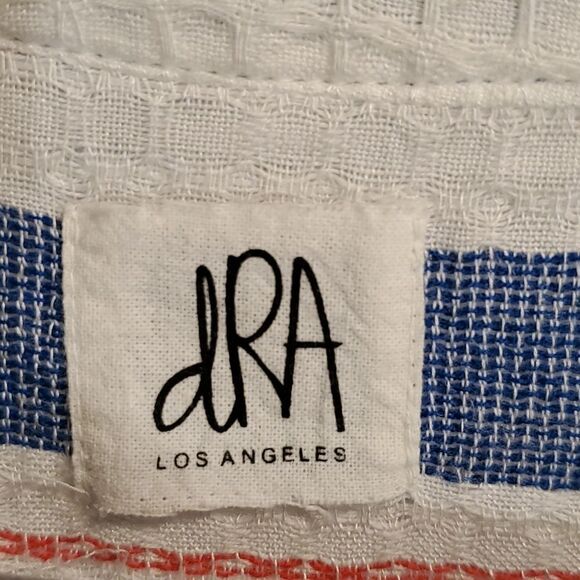 dra Los Angeles La Habana top in blue and white stripes - Picture 4 of 11